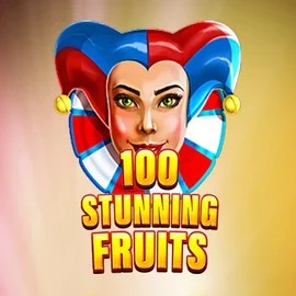 100 Stunning Fruits slot logo by SYNOT Games at BroWinner Casino