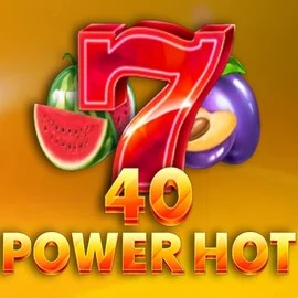 Official Slots logo: 40 Power Hot by Amusnet Interactive at BroWinner Casino