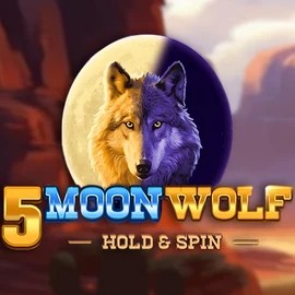 5 Moon Wolf online game logo by Apparat Gaming on browinnercasino.eu