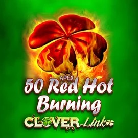 50 Red Hot Burning Clover Links logo by Novomatic BroWinner Casino