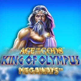 Age Of The Gods: King of Olympus Megaways online game logo by Origins on browinnercasino.eu
