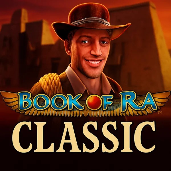 Book of Ra Classic casino game by Novomatic – featured logo at BroWinner Casino