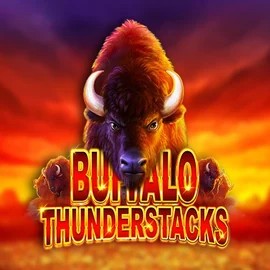 Buffalo Thunderstacks online game logo by Amatic Industries on browinnercasino.eu