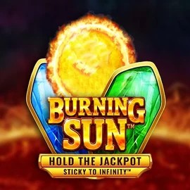 Burning Sun slot logo by Wazdan at BroWinner Casino