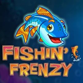 Fishin Frenzy online game logo by Blueprint Gaming on browinnercasino.eu