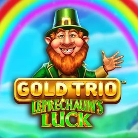 Gold Trio Leprechaun's Luck logo by Playtech BroWinner Casino