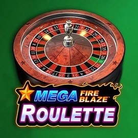 Mega Fire Blaze Roulette online game logo by Playtech on browinnercasino.eu
