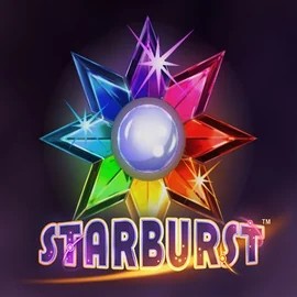 Starburst slot visual from NetEnt available on browinnercasino.eu