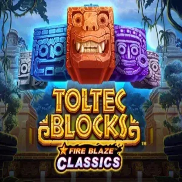 Fire Blaze: Toltec Blocks slot icon by Rarestone Gaming, available at BroWinner Casino