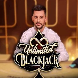 Unlimited Blackjack logo by Ezugi BroWinner Casino